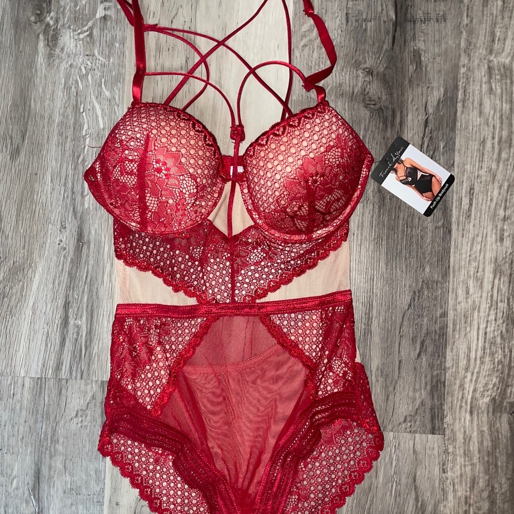 French Affair Lace Teddy Lingerie